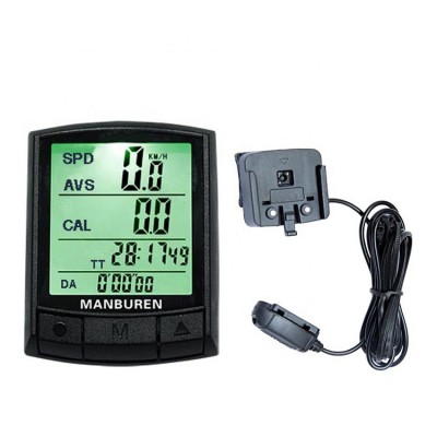 large screen waterproof 22 functions bicycle computer with wires bicycle computer bicycle odometer and speedometer bike computer